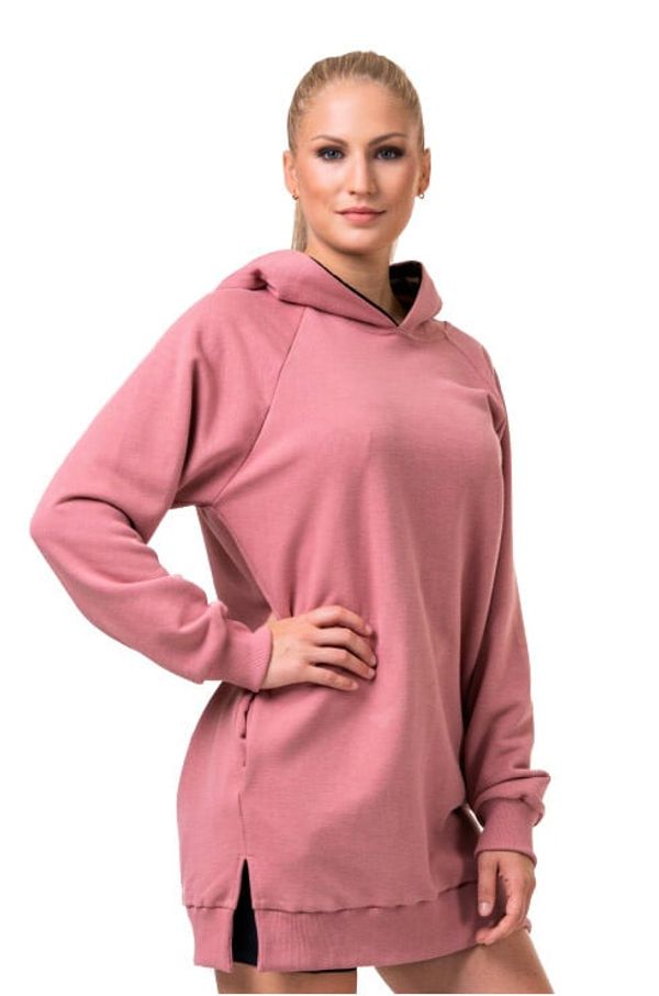 NEBBIA Women's sweatshirt Nebbia Hero Everyday hoodie old rose XS