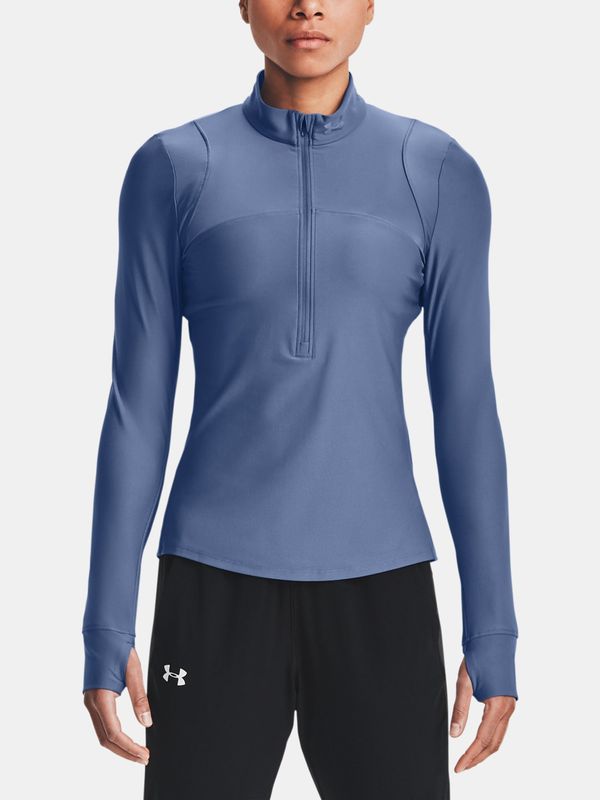 Under Armour Women's sweatshirt Under Armour Qualifier Half Zip Mineral Blue XS