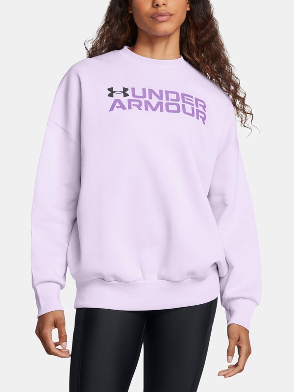 Under Armour Women's sweatshirt Under Armour Rival Fleece WordmarkOS Crew-PPL - Women's