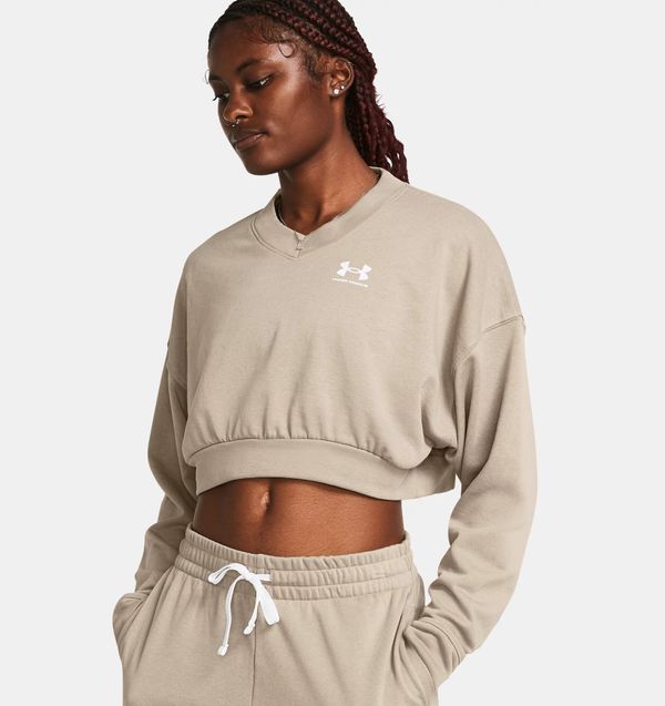 Under Armour Women's sweatshirt Under Armour Rival Terry OS Crop Crew