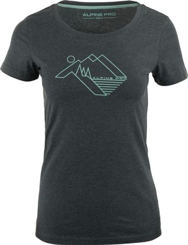 ALPINE PRO Women's T-shirt ALPINE PRO KEFADA dk.true gray