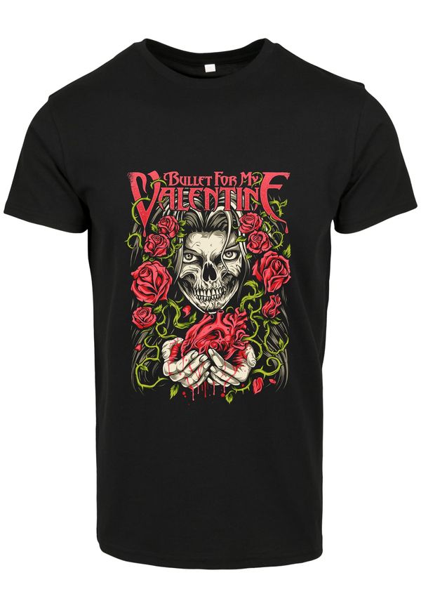 Merchcode Ladies Women's T-shirt Bullet for my Valentine MY Bleeding Heart Tee black