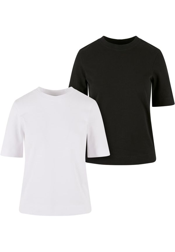 UC Ladies Women's T-Shirt Classy Tee 2 Pack white+black