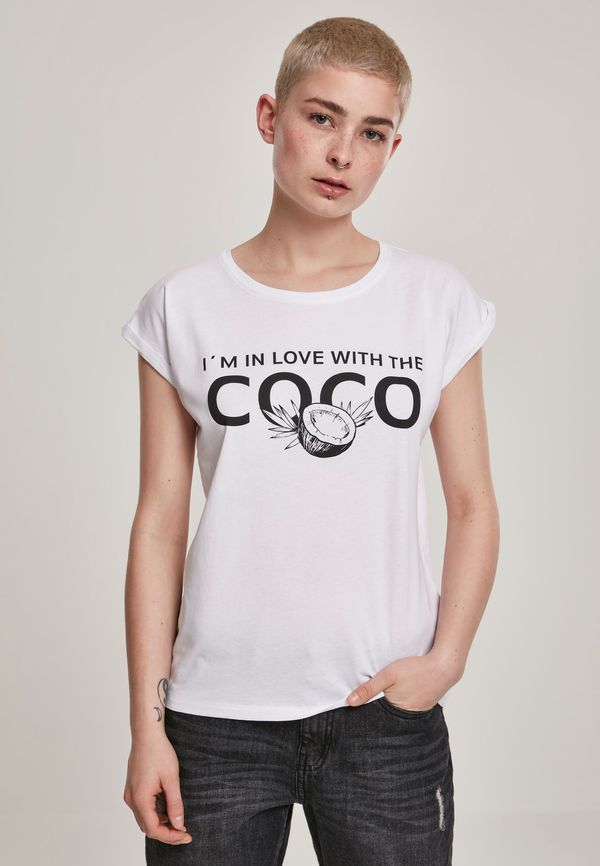 Mister Tee Women's T-shirt Coco in white