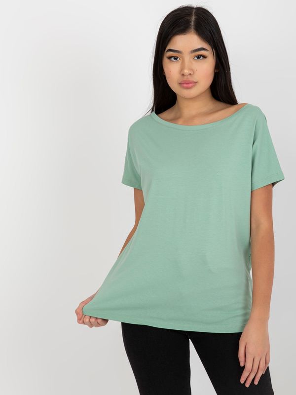 Fashionhunters Women's T-Shirt Fire - Green