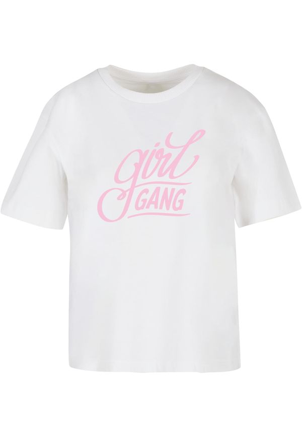 Mister Tee Women's T-shirt Girl Gang Wording white