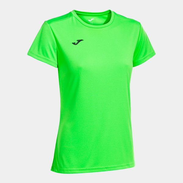 Joma Women's T-shirt Joma Combi Woman Shirt S/S Green Fluor