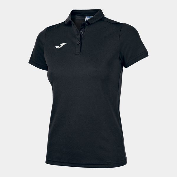 Joma Women's T-shirt Joma Hobby Women Polo Shirt S/S Black