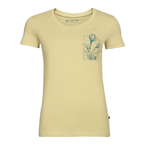 ALPINE PRO Women's T-shirt made of organic cotton ALPINE PRO TERMESA weeping willow variant pb
