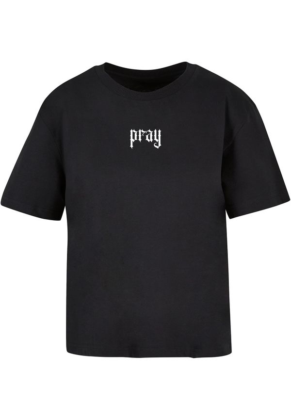 Mister Tee Women's T-shirt Praying Hands black