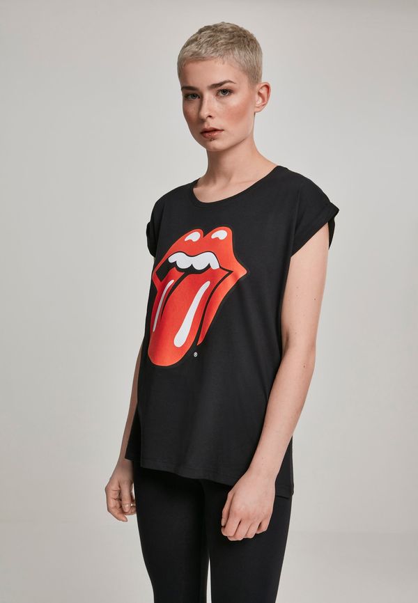 Merchcode Women's T-shirt Rolling Stones Tongue black