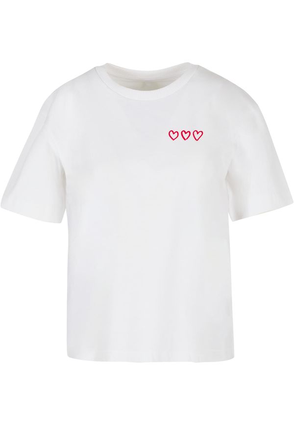 Mister Tee Women's T-shirt Three In A Row white