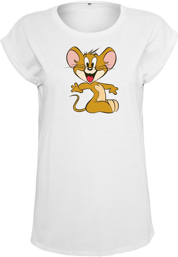 Merchcode Women's T-shirt Tom & Jerry Mouse white