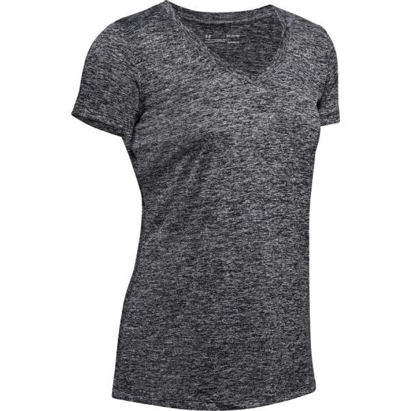 Under Armour Women's T-shirt Under Armour Tech V-Neck-GRY XS