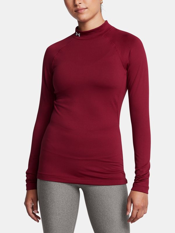 Under Armour Women's T-shirt Under Armour UA CG Authentics Mockneck-RED - Women's