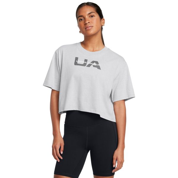 Under Armour Women's T-shirt Under Armour W BOXY CROP BRANDED SS