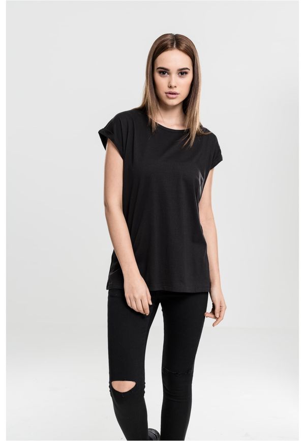 Urban Classics Women's T-shirt with extended shoulder black