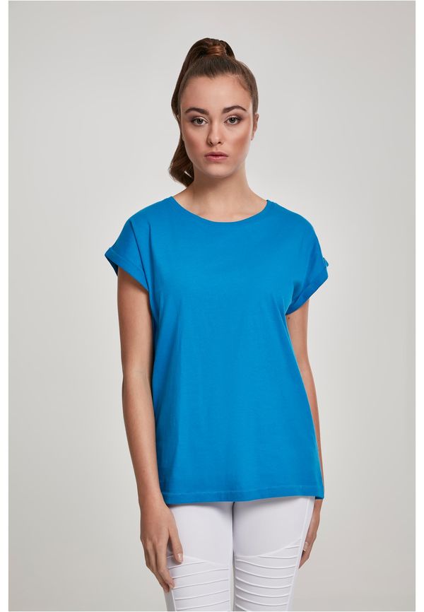 Urban Classics Women's T-shirt with extended shoulder hawaiianblue