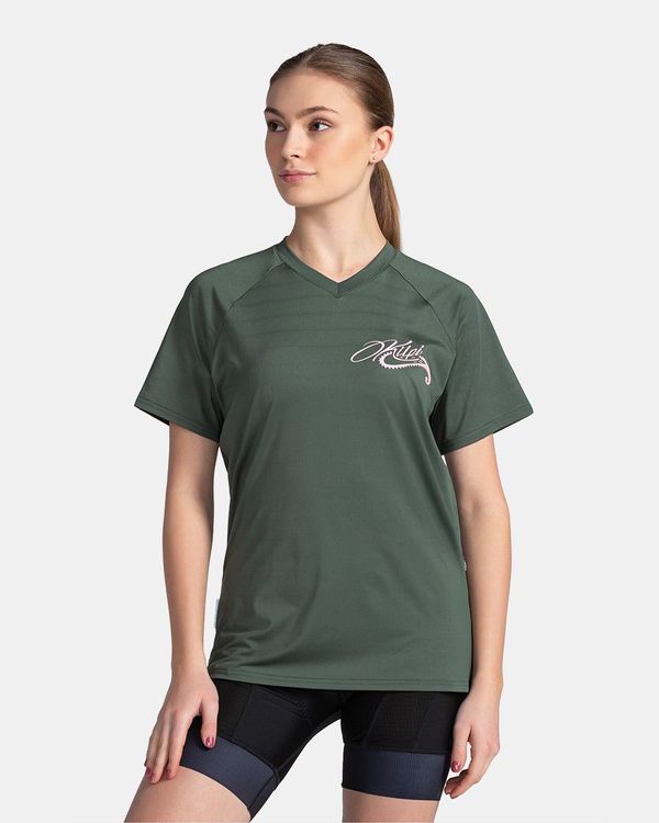 Kilpi Women's technical MTB T-shirt KILPI REMIDO-W Dark green