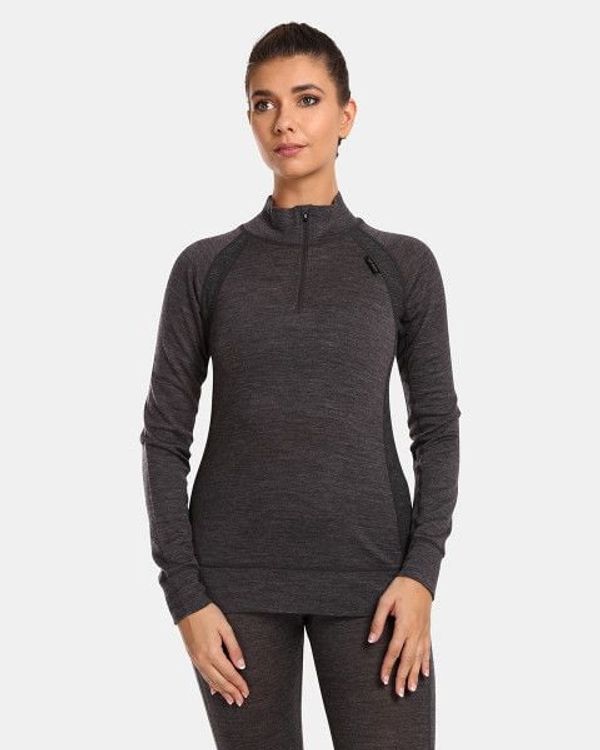 Kilpi Women's thermal underwear with long sleeves Kilpi JAGER-W dark gray