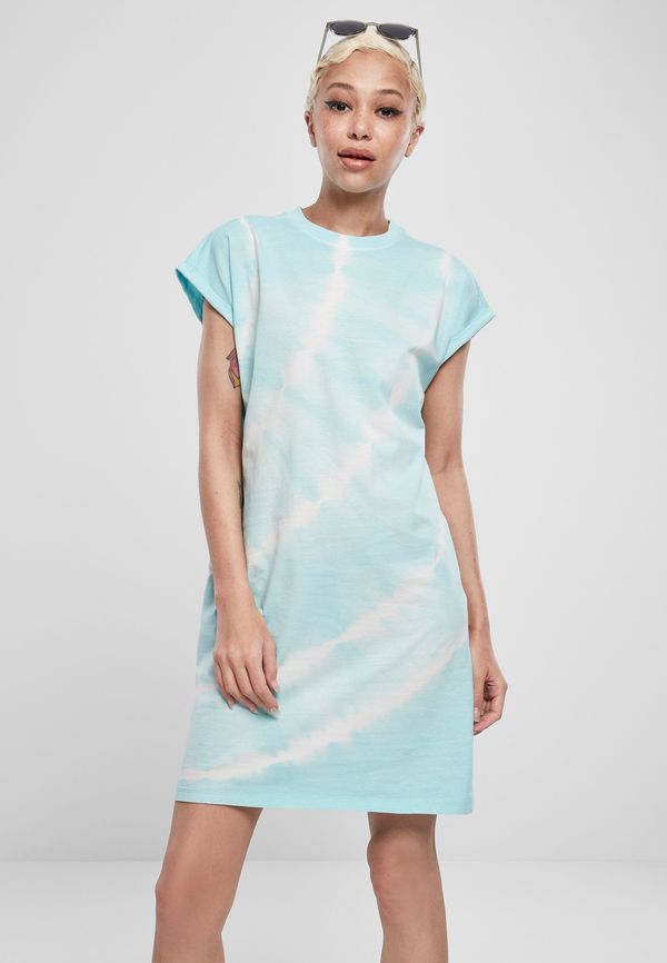 Urban Classics Women's Tie Dye Dress Blue