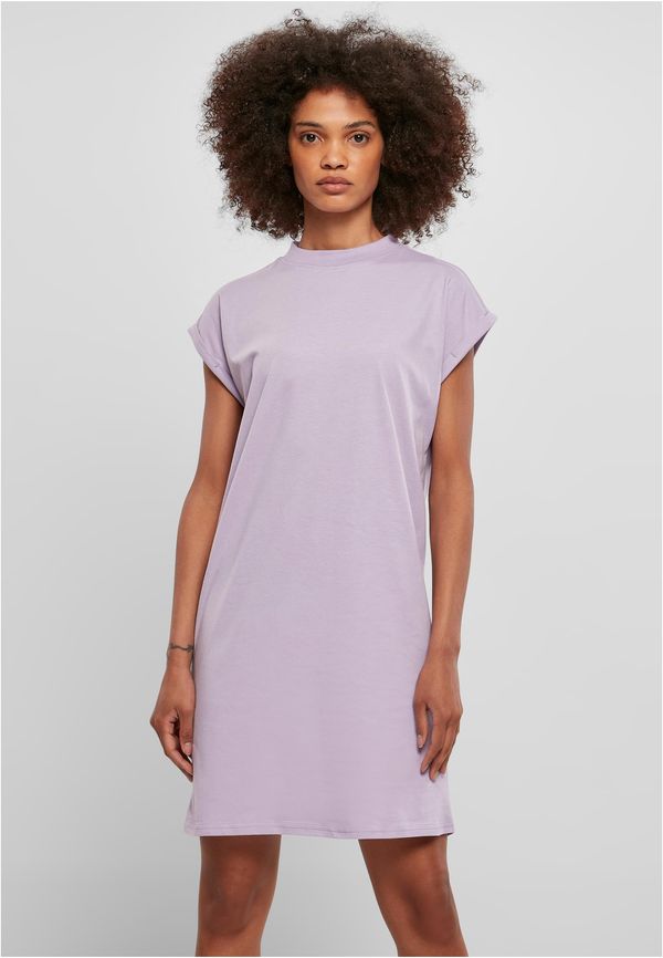 UC Ladies Women's tortoise dress with extended lilac shoulders