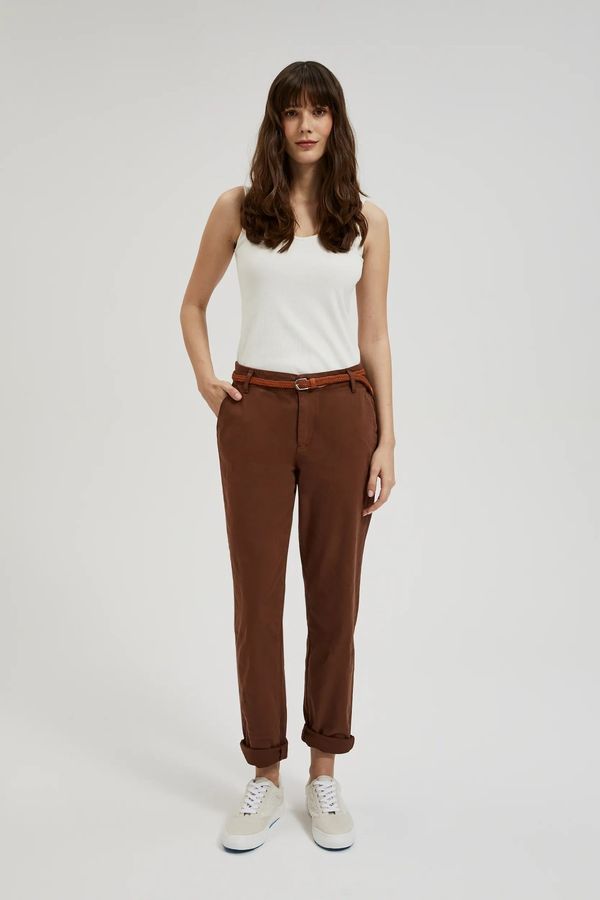 Moodo Women's trousers MOODO - brown