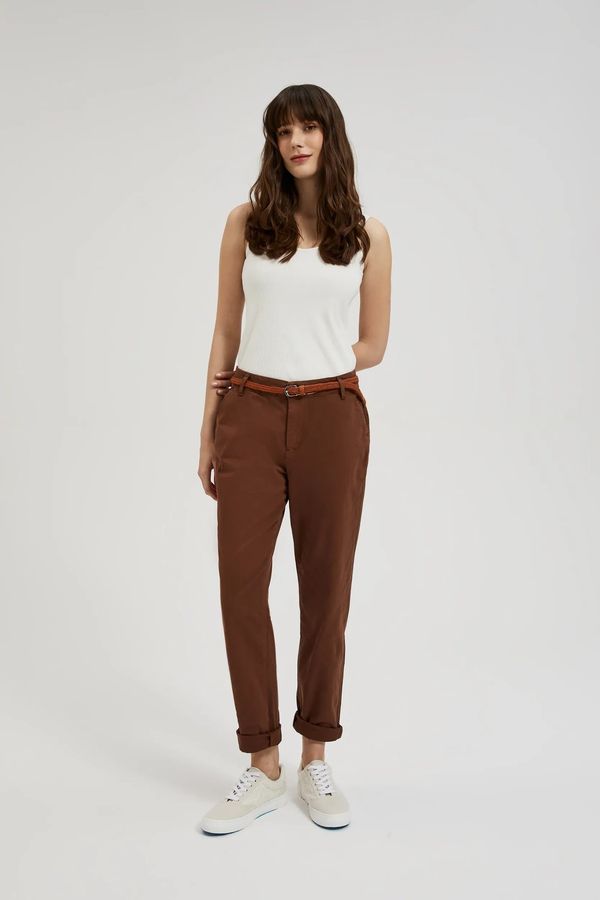 Moodo Women's trousers MOODO - brown