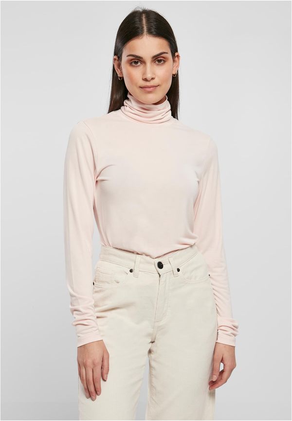 Urban Classics Women's UC Modal Turtleneck - Pink