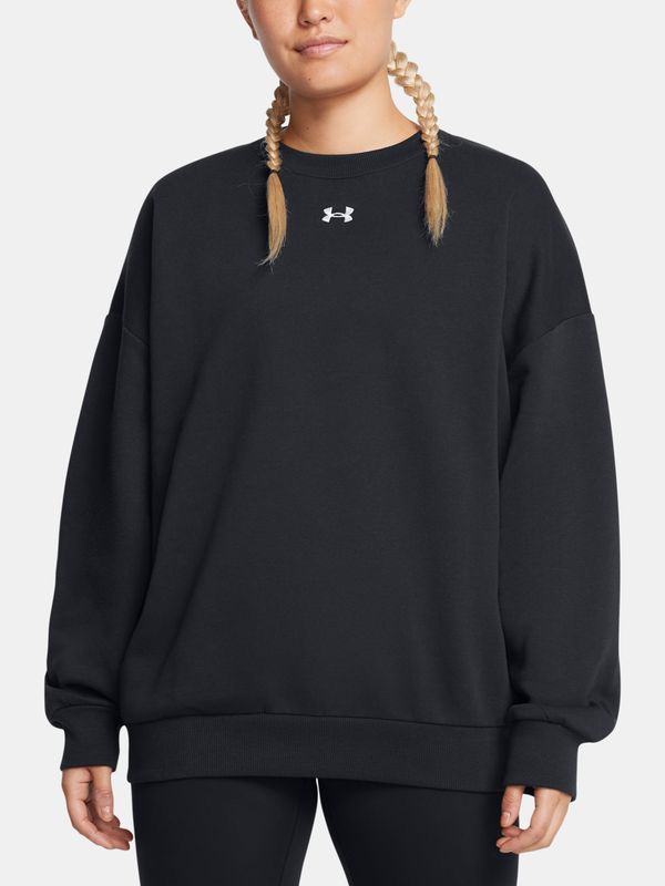 Under Armour Women's Under Armour Rival Fleece OS Crew-BLK sweatshirt - Women's