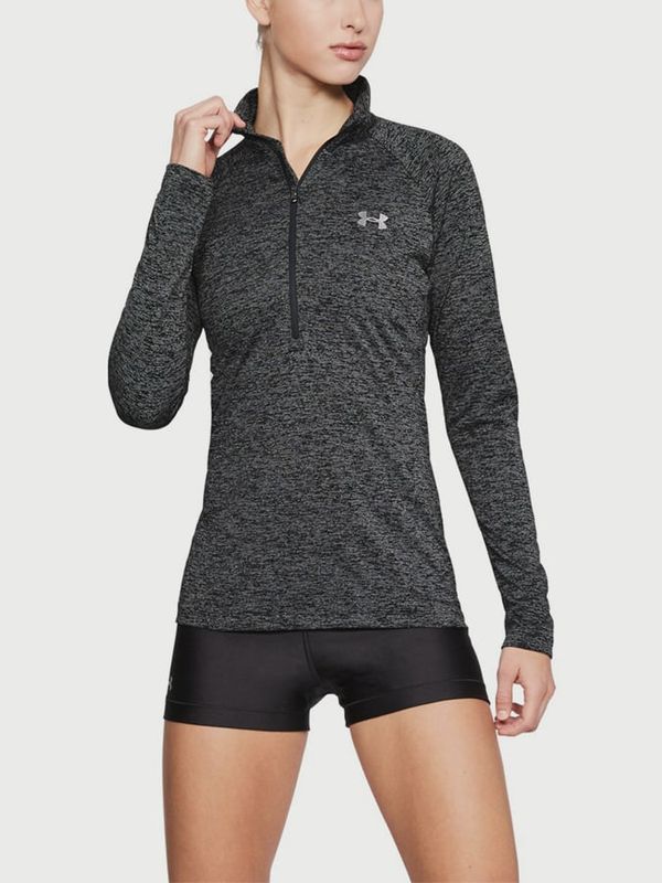 Under Armour Women's Under Armour Tech Half Zip Twist Sweatshirt black L