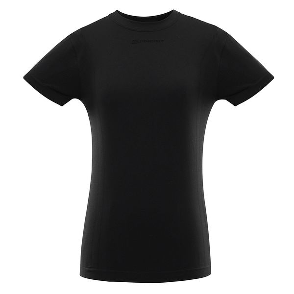 ALPINE PRO Women's underwear - T-shirt ALPINE PRO BAMBA black