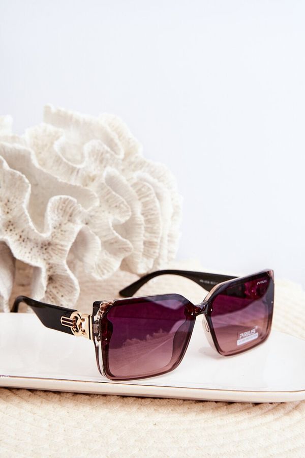 Kesi Women's UV400 Square Sunglasses - Brown