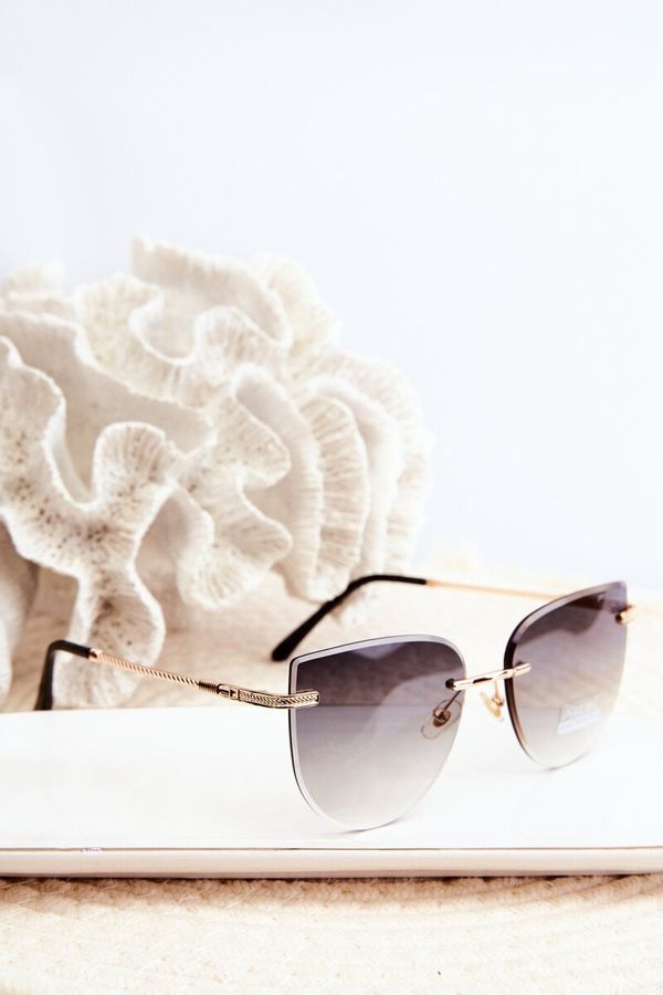 Kesi Women's UV400 Sunglasses Gold & Black