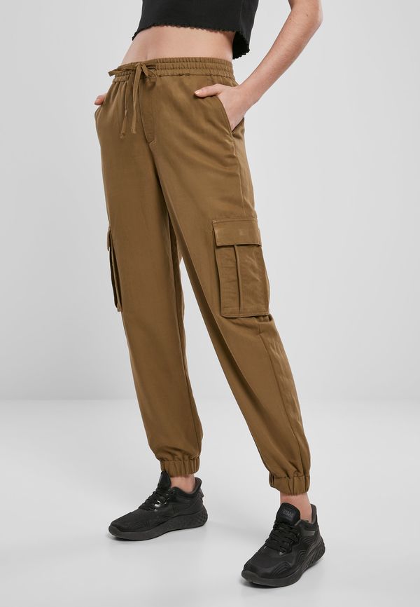 UC Ladies Women's viscose twill trousers summer olive