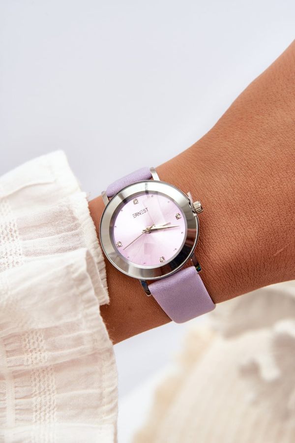 Ernest Women's Watch with Purple Strap Ernest E62035L