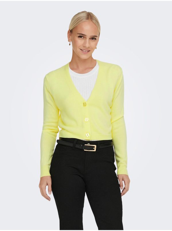 Only Women's Yellow Cardigan ONLY Sunny - Ladies