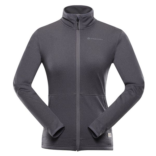 ALPINE PRO Women's zip-up sweatshirt ALPINE PRO QUERTA smoked pearl