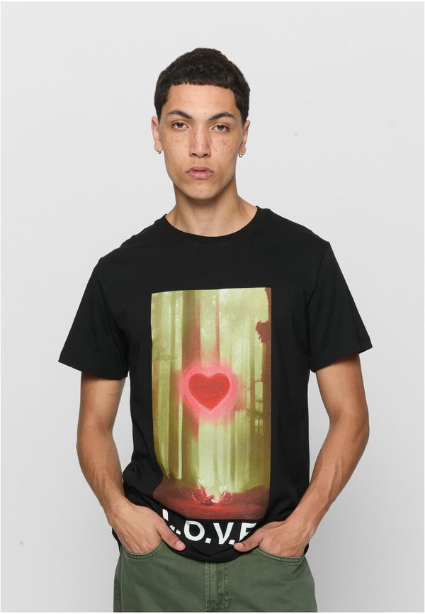Mister Tee Wooden Black T-Shirt Love