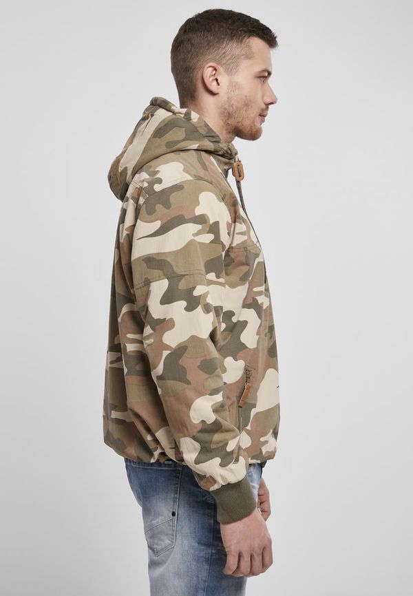 Brandit Wooden camouflage Pull Over Windbreaker