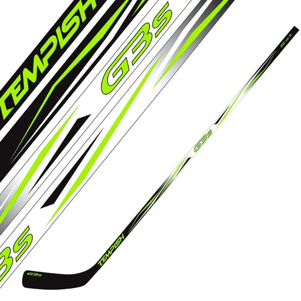 Tempish Wooden hockey stick Tempish G3S Green Student (youth) L left hand down