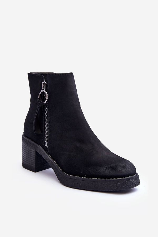 WS1 WS1 Women's Classic Limoso Black Suede Boots