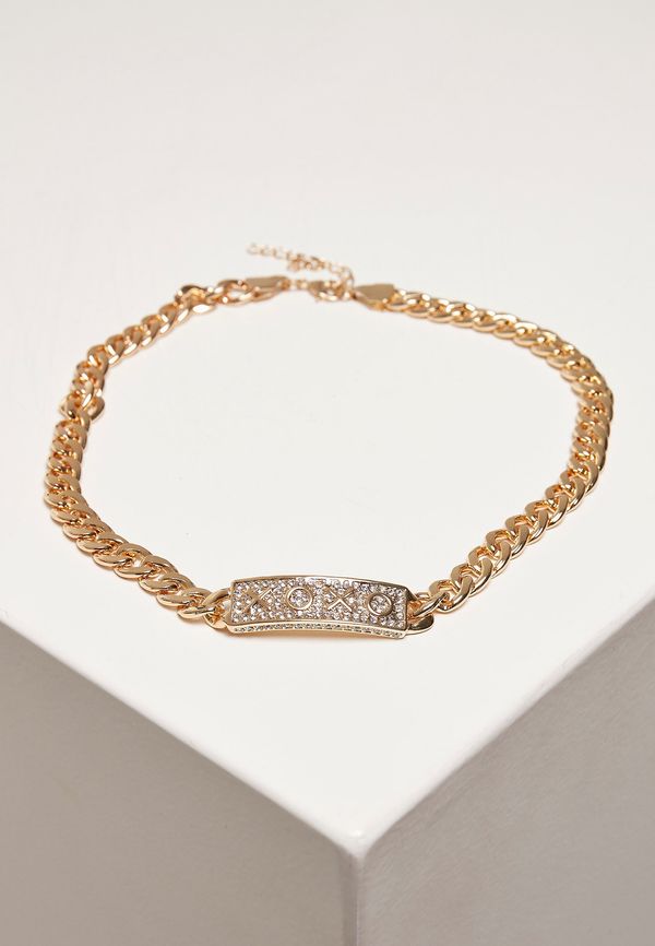 Urban Classics XOXO necklace - gold colors