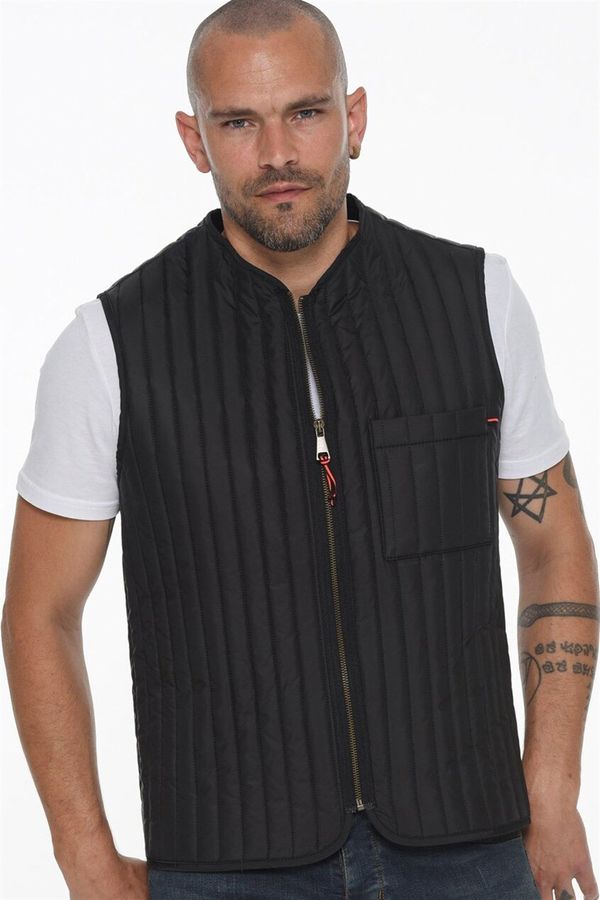 dewberry Y8611 DEWBERRY MEN'S VEST-BLACK