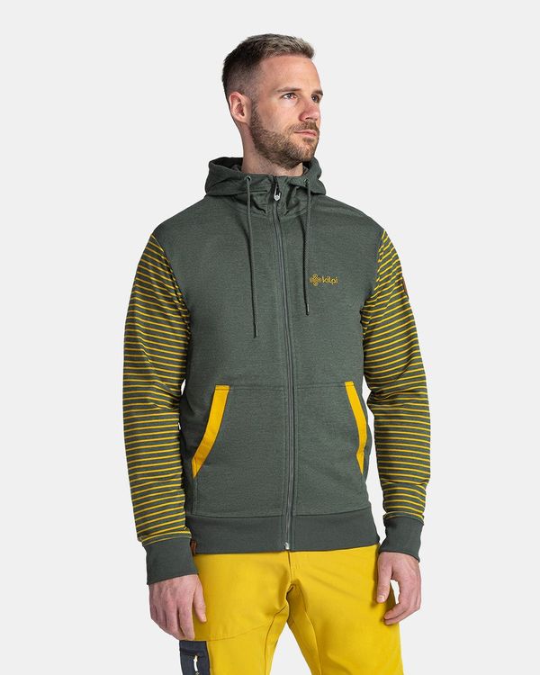 Kilpi Yellow-green men's sweatshirt Kilpi Seara-M