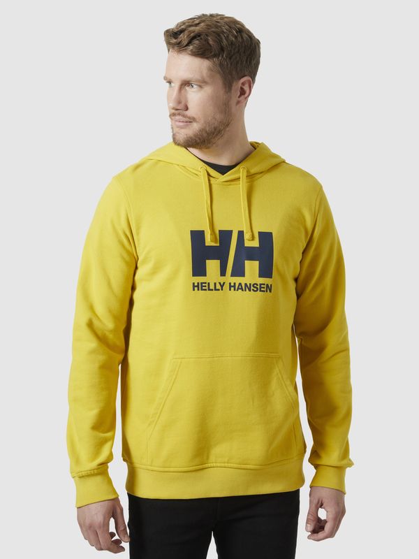 Helly Hansen Yellow men's hoodie HELLY HANSEN HH Logo Hoodie