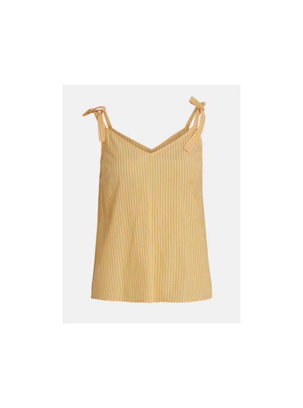 Vila Yellow Striped Top VILA Binni - Women