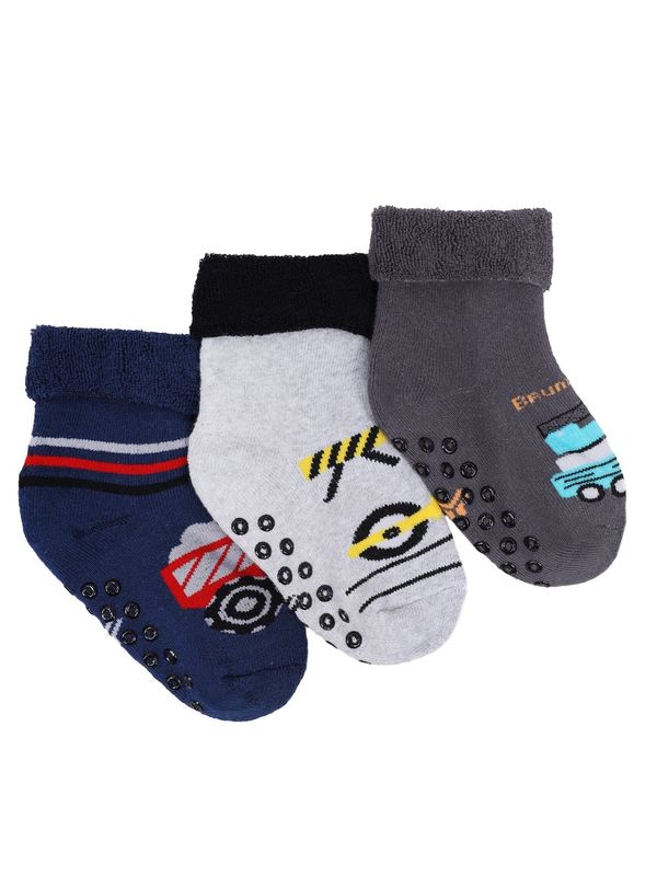 Yoclub Yoclub Kids's 3Pack Socks SKF-0005C-A10A