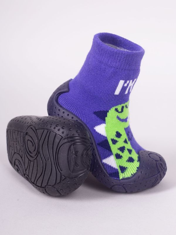 Yoclub Yoclub Kids's Baby Boys' Anti-Skid Socks With Rubber Sole P3