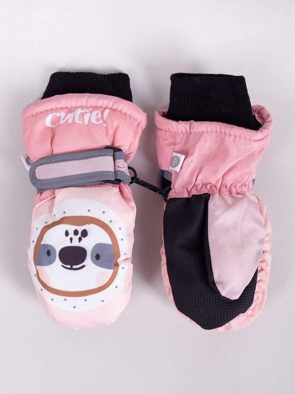 Yoclub Yoclub Kids's Children's Winter Ski Gloves REN-0200G-A110